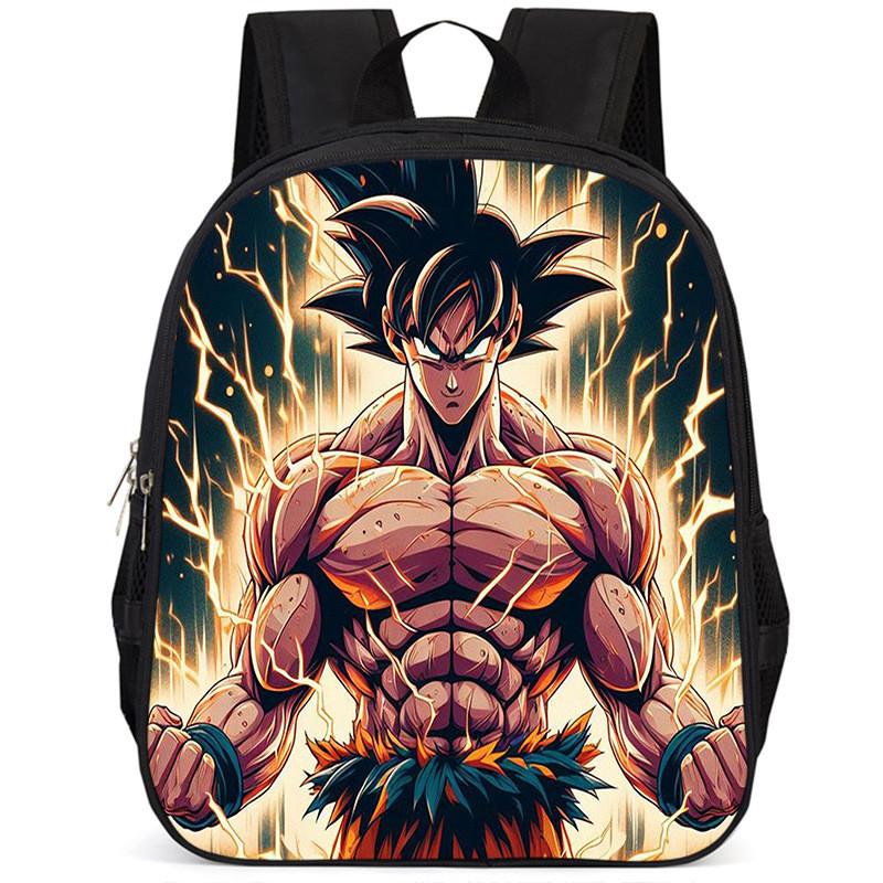 Durable Oxford Cloth Dragon Ball Backpack For Boys And Girls 15-inch Capacity