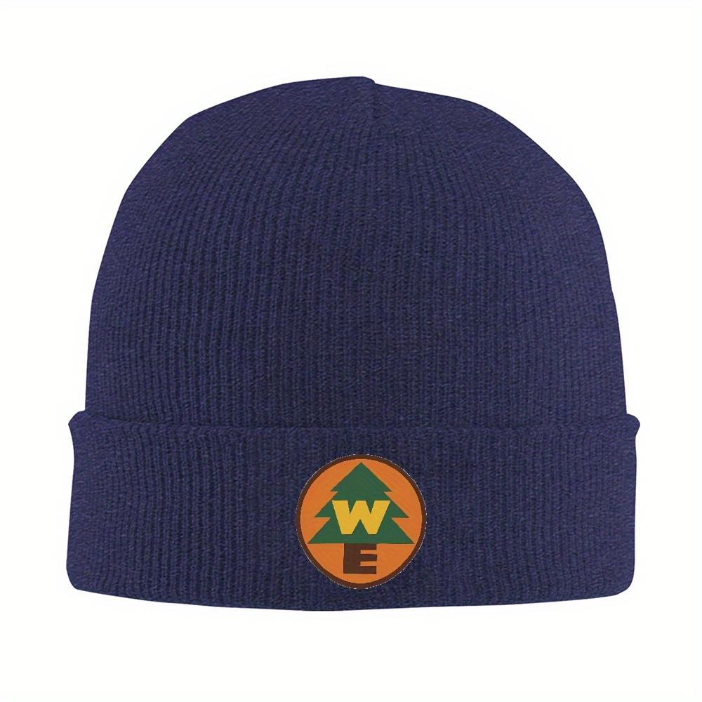 

1pc Wilderness Explorer Logo Knit Hat Beanie Autumn Winter Hat Warm Acrylic Casual Caps Unisex Women Gift