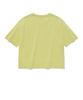 FALLETT Cutout Short Sleeve Knit Lime