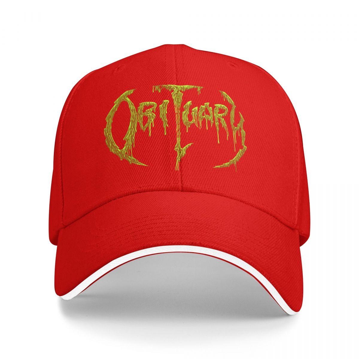 Obituary Band Logo Baseball Cap Trucker Cap Sunhat fishing hat Streetwear Baseball For Unisex Womens