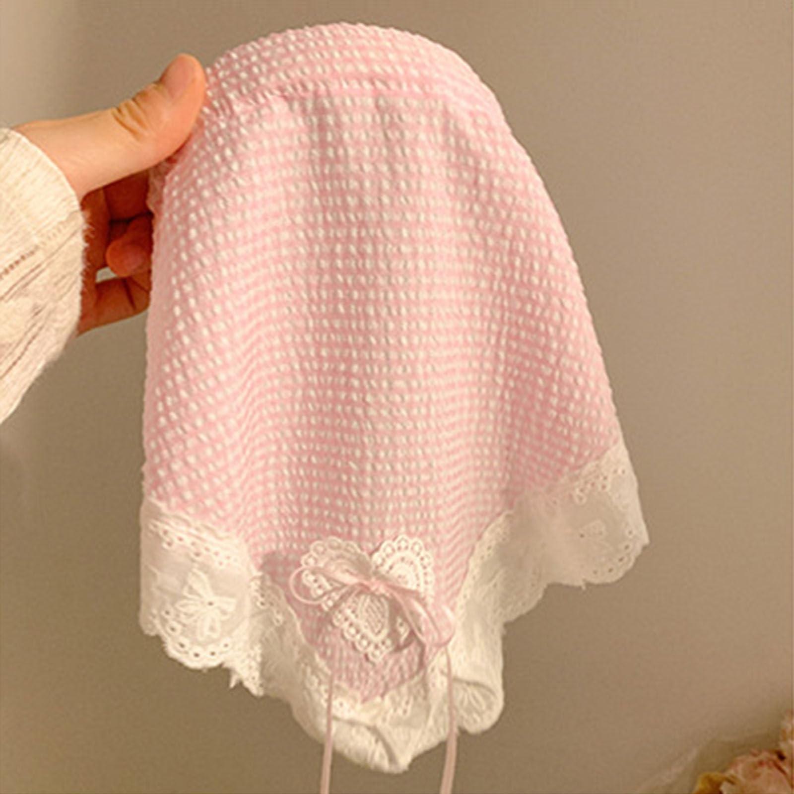 

Шарф-бантик с лентой, повязка на голову, элегантный шарф-повязка на голову One Size розовый