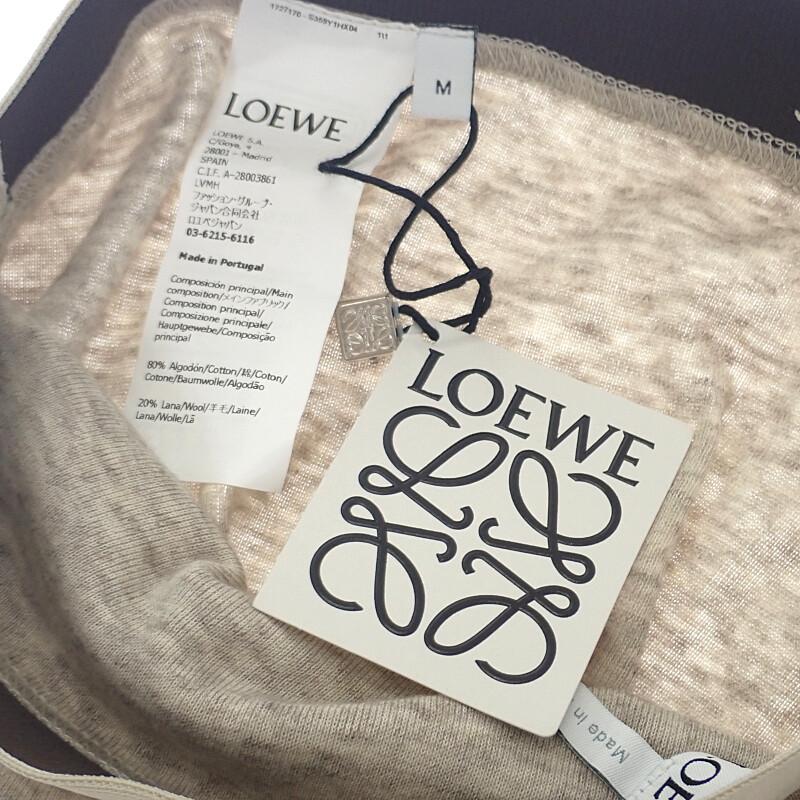 Loewe S359Y1HX04 M Long Skirt Beige Cotton/wool Women