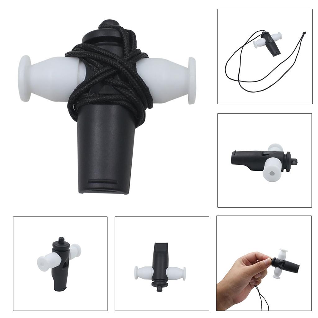 2x 1 Pc Tri-Tone Samba Whistle Latin Percussion for Carnival Festival 6 x 5.8cm