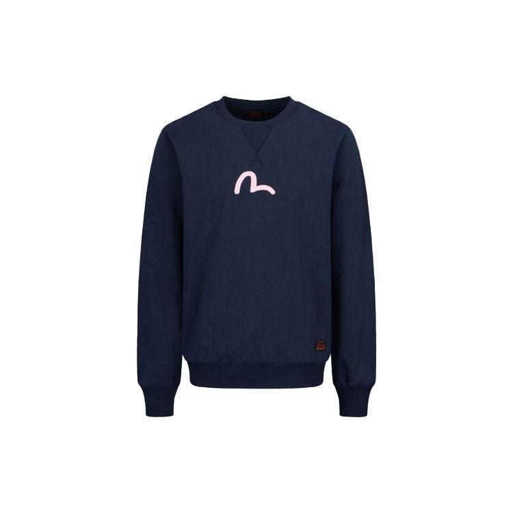 EVISU Seagull-print Crew-neck Sweatshirt 2EABSM1SW321XXCT