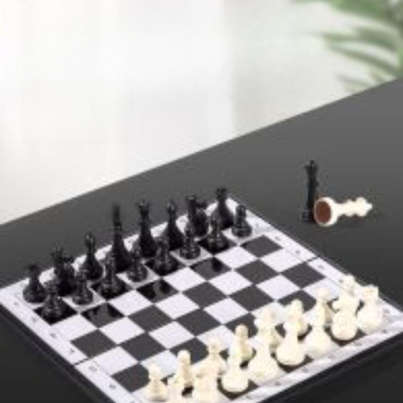 Mini Chess Sets Travel Board Games Magnetic Folding Chess Board Teen Gifts Family Games Educational Toys For Kids Adults