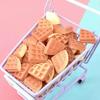 Simulation Cheese Waffle Toast Resin Scrapbooking Decoration Crafts DIY Accessories Dollhouse Mini Artificial Bread 50pc/lot