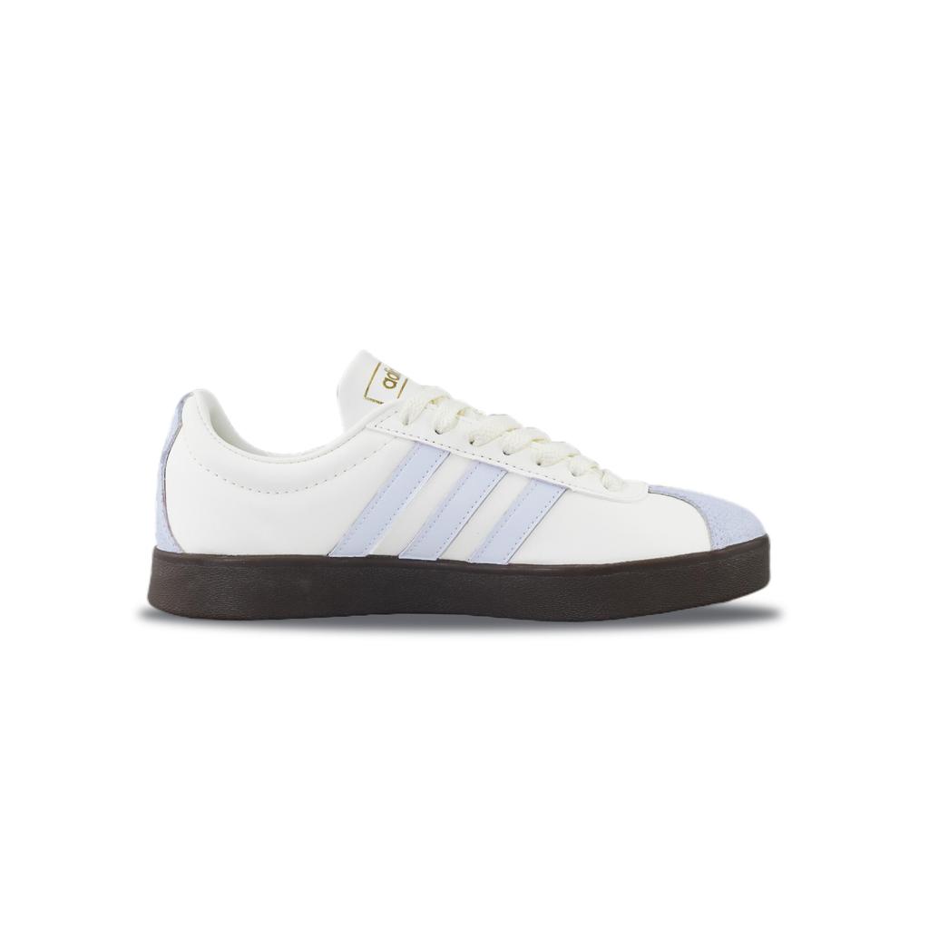 Adidas VL COURT 2.0 Abrasion Resistant Abrasion Resistant Low top Skateboard Shoes Unisex Light Blue JI0497(Team129-)
