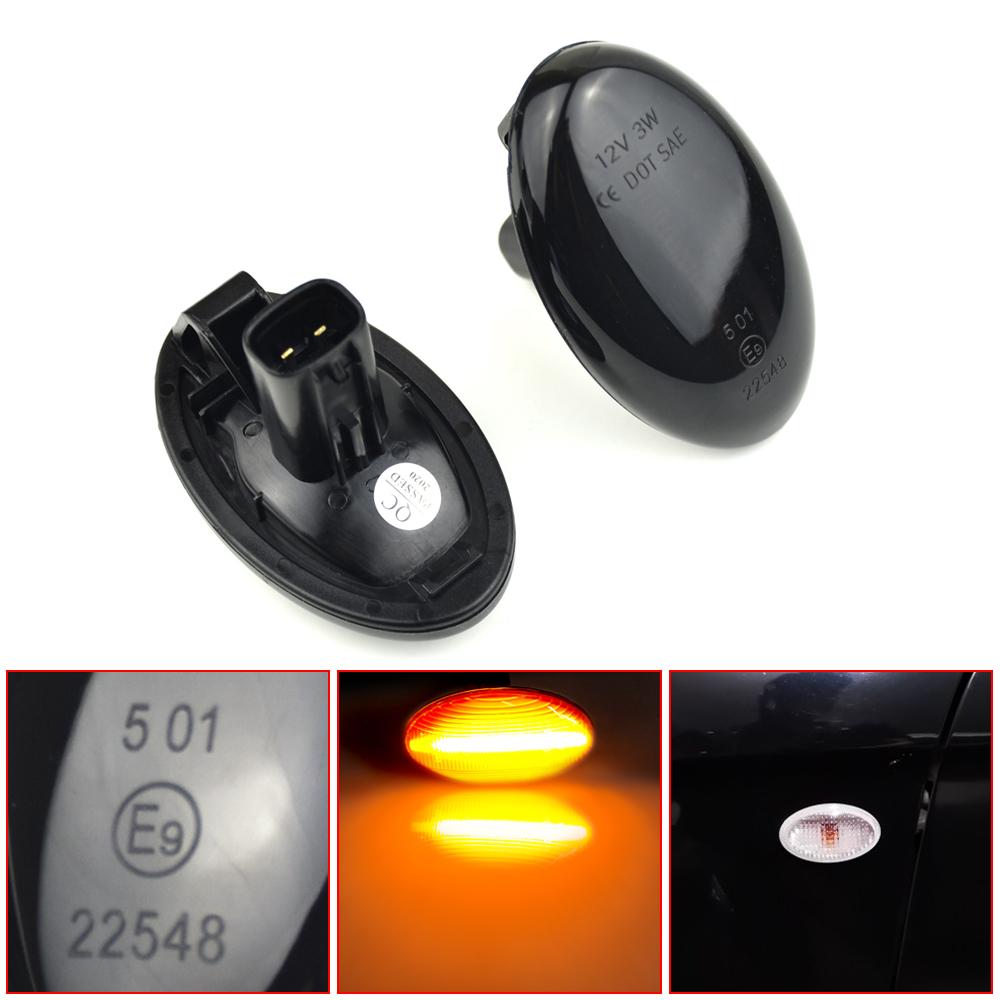 1Pair For Subaru Forester Liberty Impreza WRX Sti 2000-2007 Dynamic Led Side Marker Turn Signal Indicator Sequential Blink LightTurn Signal 2