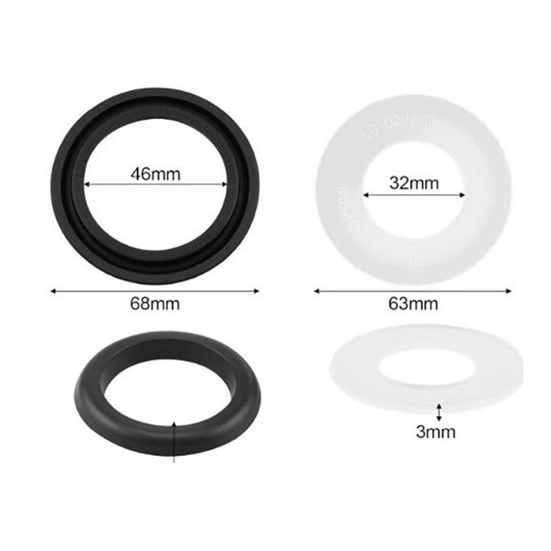

2Pcs Leak Prevention Water Valve Rubber Gasket For No. 240.282.00.1, 890.615, 816.418 Cisterns Flat Seal Flush Valves