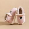 Men's high-top winter warm cotton slippers bag heel thickened couple shoes winter women's hair slippers piled cotton shoes