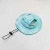 Tie Dye Pet Hat With Ear Hole Round Brim Dog Puppy Cat Sun Hat Bucket Hat Pet Decorative Accessories