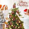 Christmas Ornament 2D 26 Letter Snowman Christmas Decoration Xmas Tree Decor Festive Letter Hanger Holiday Decor