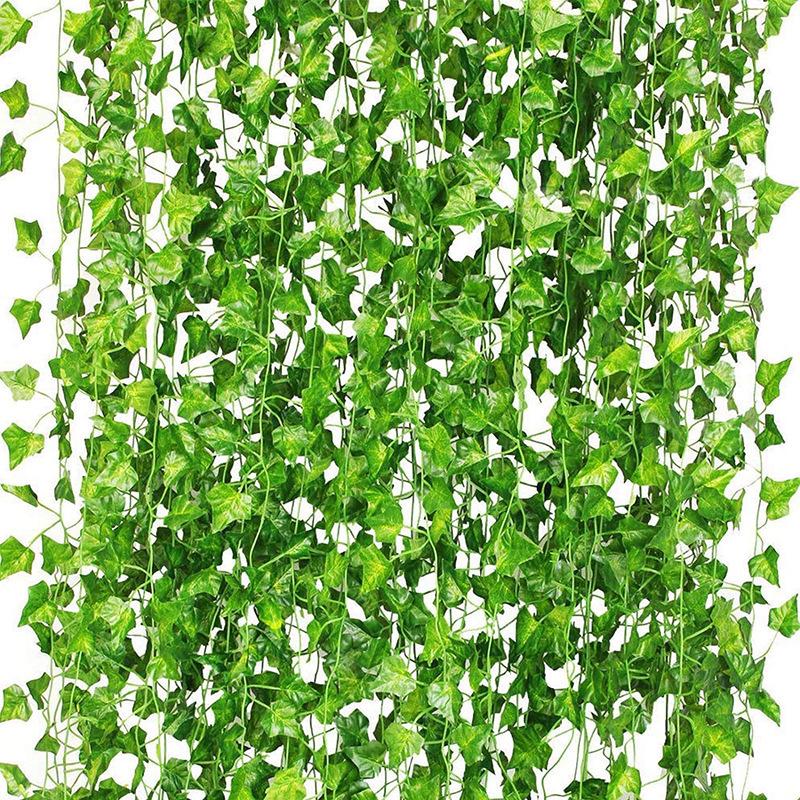 Artificial Ivy Vines for Greenery Decor - Perfect for Bedroom, Party, or Garden Walls