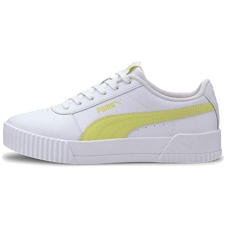 PUMA Carina `White Sunny Lime` Women`s