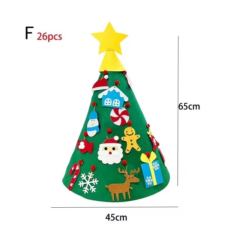 DIY handmade felt Christmas tree children's toy material package