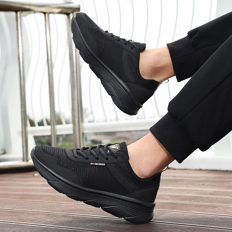 Herren-Laufschuhe, atmungsaktiv, Sport-Sneaker zum Schnüren, bequem, lässig, Wanderschuhe, Sportschuhe für das Training