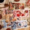 3 Pcs Vintage Stickers Pack Adhesive Diy Hand Account Diary Album Scrapbooking Accessories Handmade Junk Journal Supplies