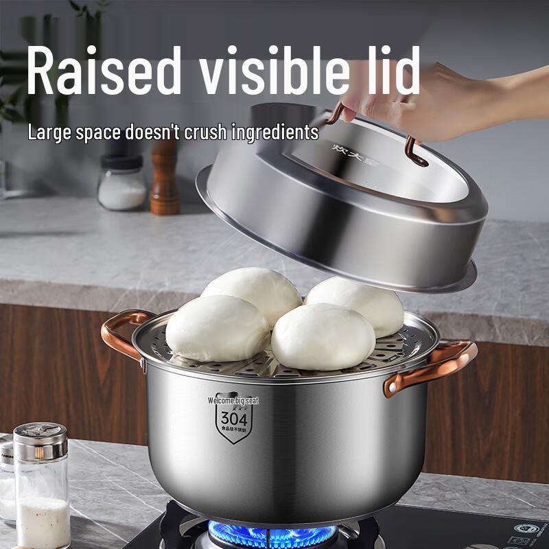 COOKER KING 304 Stainless Steel Steamer Pot