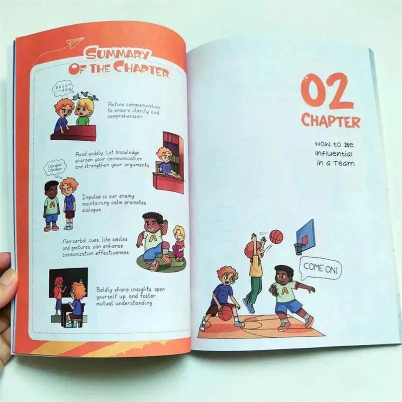 LEADER SHIP ENLIGHTENMENT Carte de benzi desenate pentru copii Comunicare Leadership Engleză