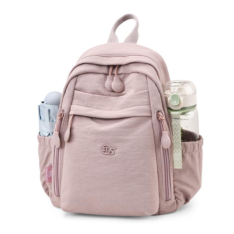 Women's Small Nylon Backpack Lightweight Waterproof Daypack with Front Pocket for Travel Daily Use
