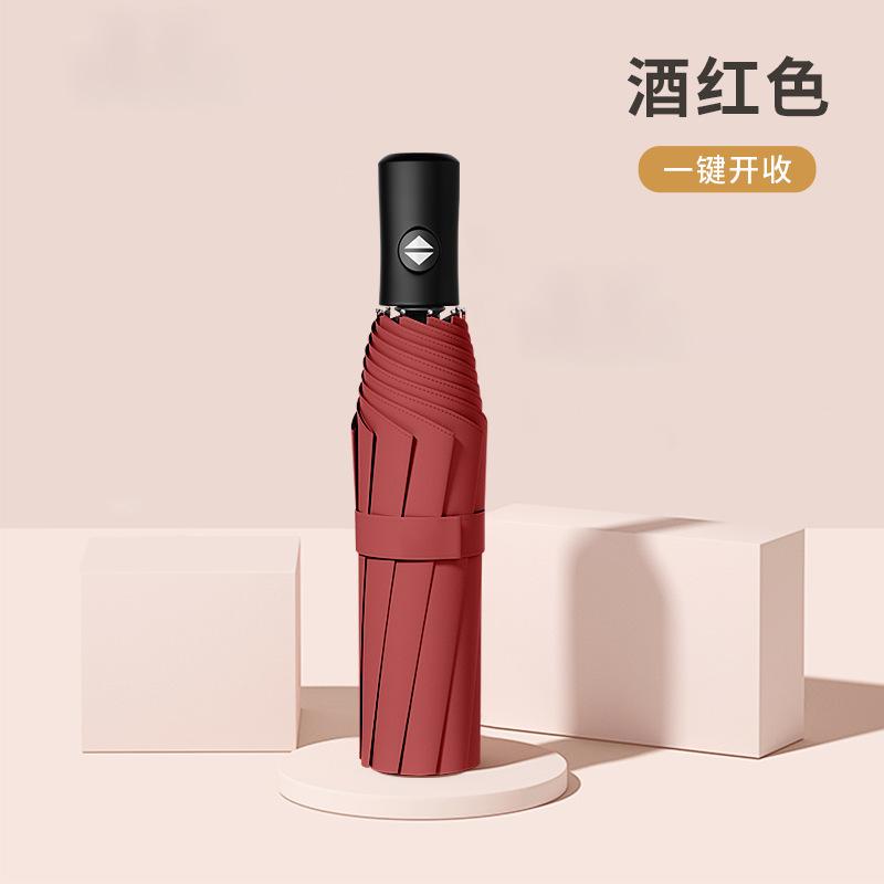 Parapluie automatique 24 baleines grand parapluie grand parapluie pliant temps et pluie parasol pour femmes agrandi épaissi renforcé parapluie de soleil