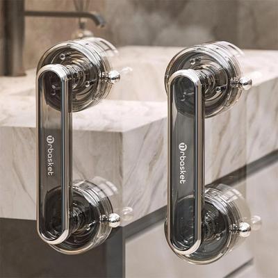 Suction Cup Removable Glass Door Handle Without Punching Bathroom Sliding Strong Armrest Window Cabinet Door Refrigerator Handle
