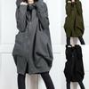 Women's 2024 Fast-Selling Zipper Hooded Pocket Sweatshirt, Mid-Length Two-Piece Loose Jacket