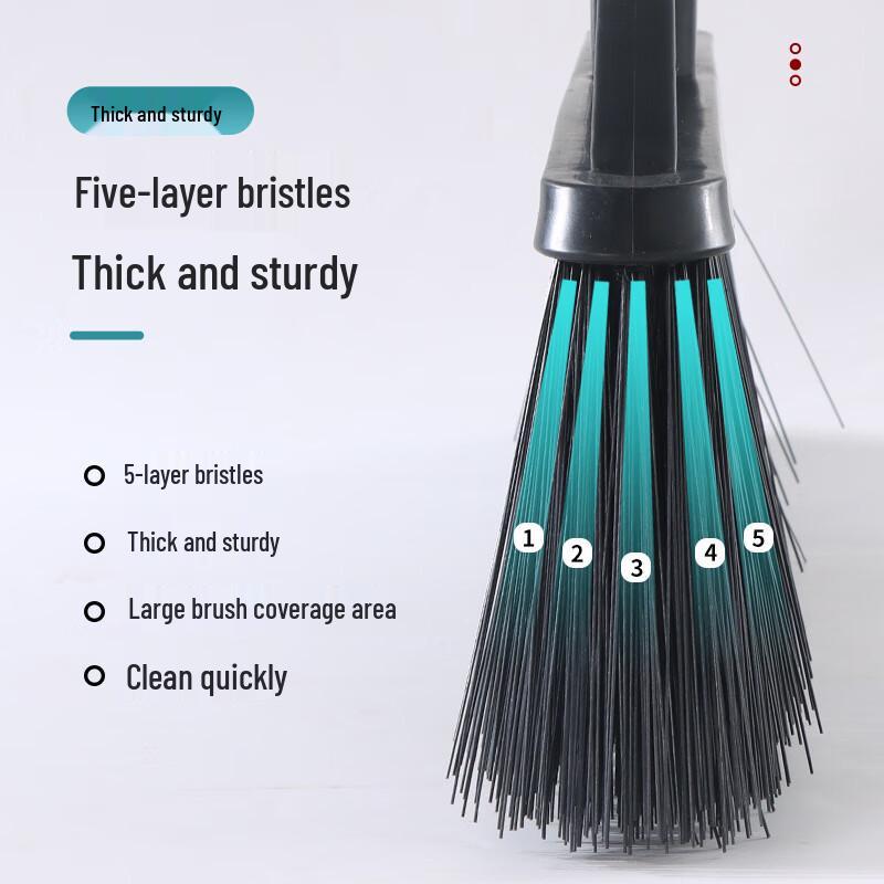 USAN HOME Large Wide Outdoor Broom
