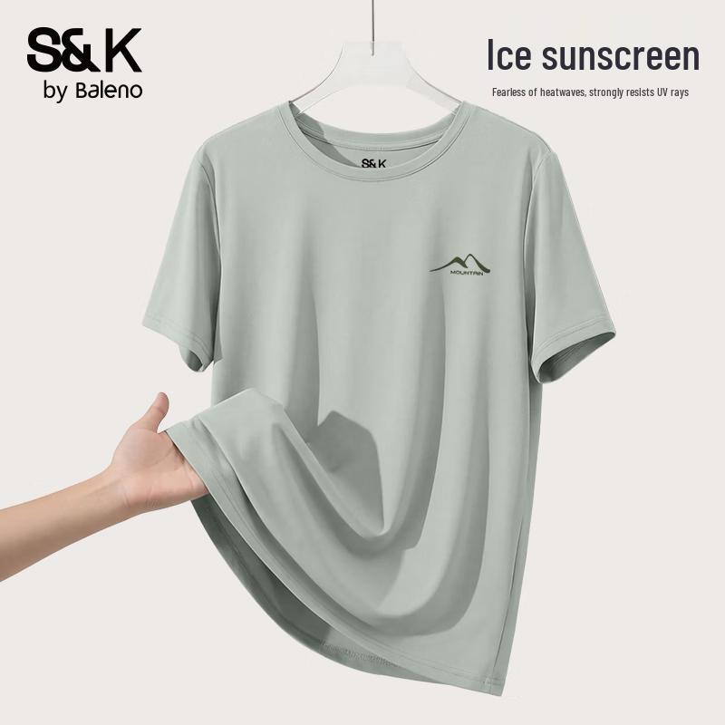 

Baleno Men s Ice Silk Short Sleeve T-Shirt 3XL