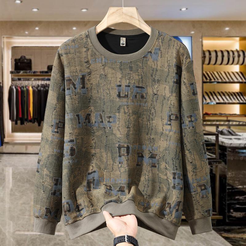 

Мода осень больших размеров 5XL-11XL, мужские толстовки оверсайз, одежда, топы с длинным рукавом, повседневные мужские пуловеры 11XL