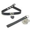 Sexy Necklace Collar Leather BDSM Cosplay Heart Collars And Leash Set For Women Bondage Gothic Choker Accessories