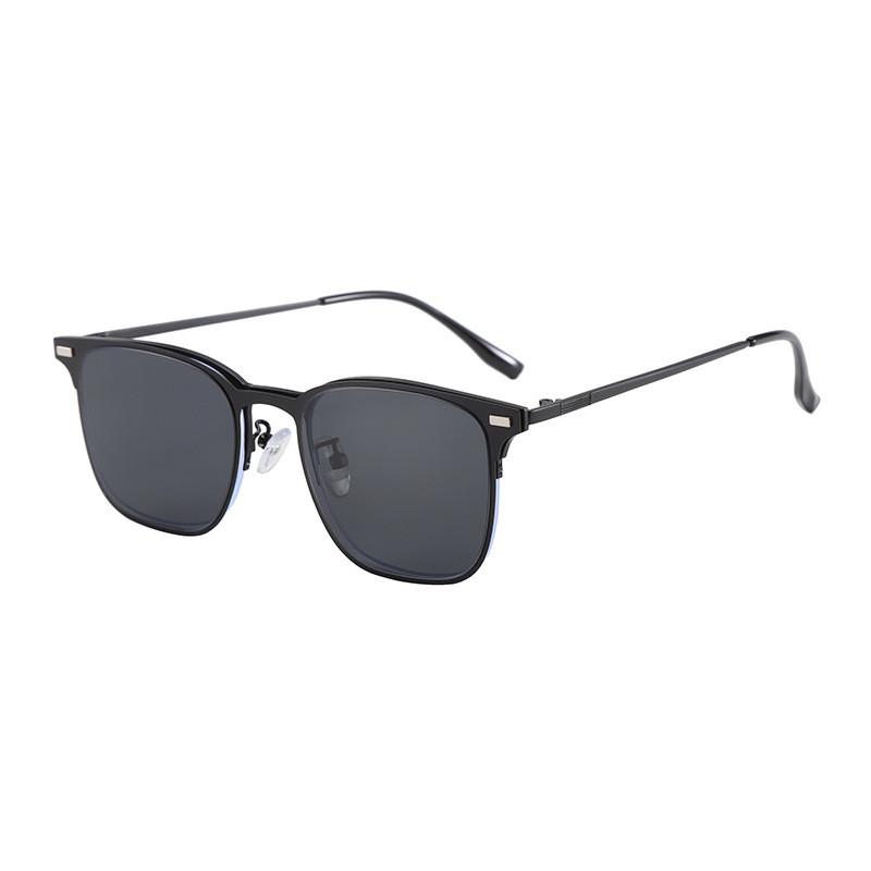 

Black Frame Magnetic Nearsighted Sunglasses With Night Vision Polarized Lenses For Outdoor Activities BlackFrameBlueLight