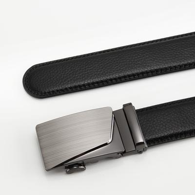 Men's Imitation Leather Belt  Microfiber Leather Automatic Buckle Belt  Business Casual Trend Belt