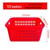 Heavy-Duty Stackable Plastic Storage Baskets