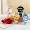 7 Heads Mini Soap Flower Bouquet Artificial Rose for Valentine's Day Mother's Day Wedding & Home Decoration