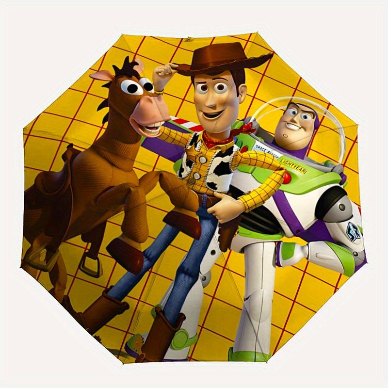 

1pc Toy Story Design Automatic Opening/Closing Folding Umbrella with 8 Iron Ribs, Portable Sunshade for Men and Women yy250731098