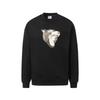 Unisex Hooded Sweatshirt With Animal Wing Print Loose Fit Cotton Pullover Fall Daily Wear
