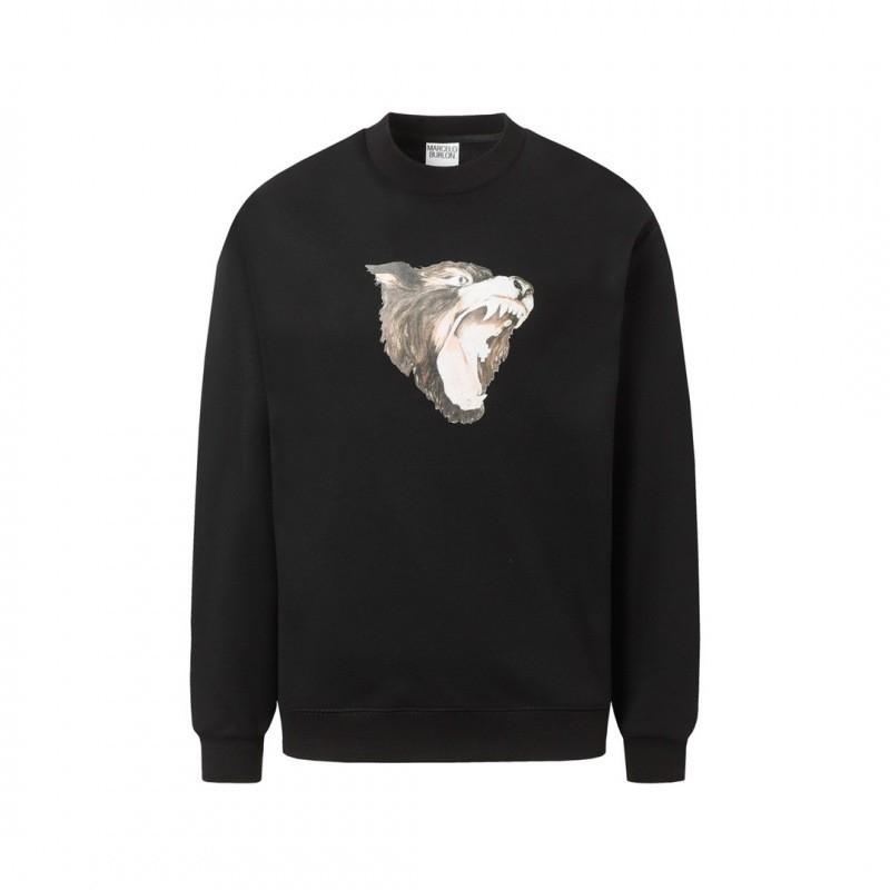 Unisex Hooded Sweatshirt With Animal Wing Print Loose Fit Cotton Pullover Fall Daily Wear