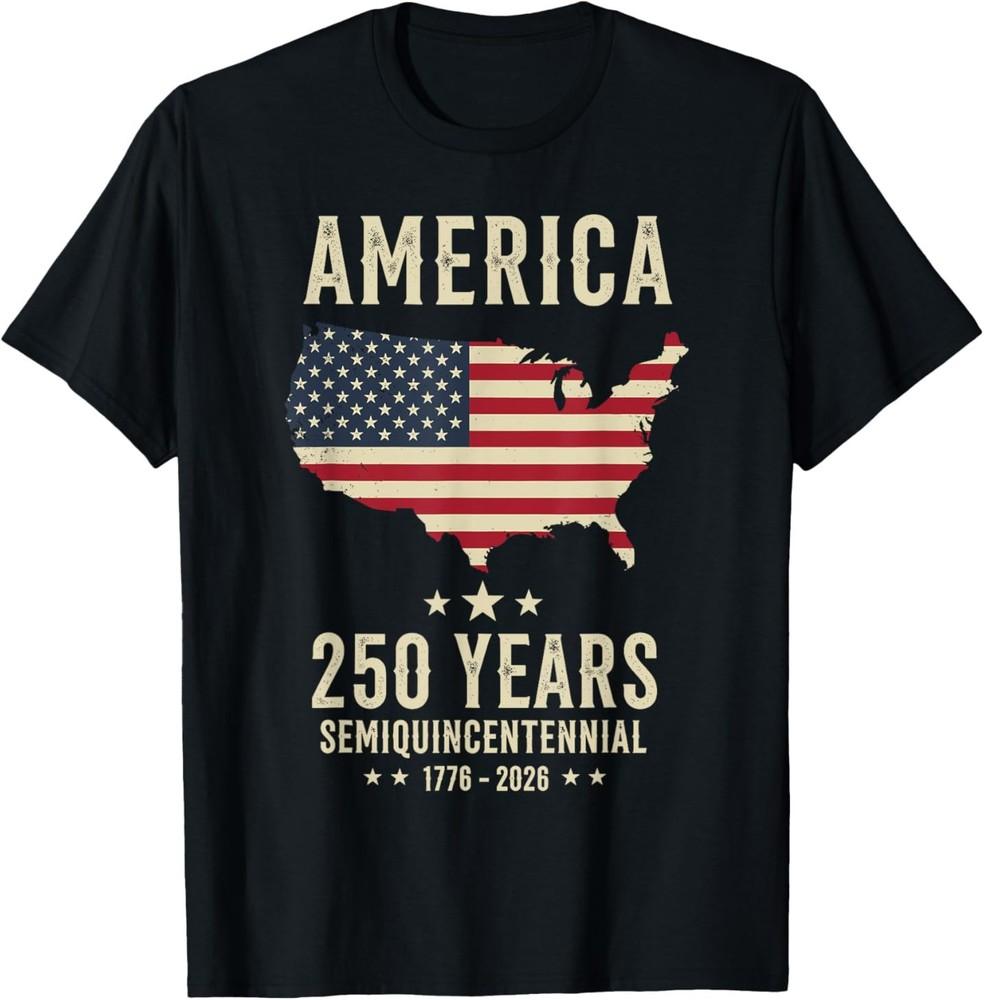Patriotic United States Silhouette America USA Flag 1776 T-Shirt Unisex T-Shirt M
