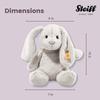 Steiff Cuddly Friends Hoppy the 080470 Japanese Rabbit, 28cm, (Official Product)