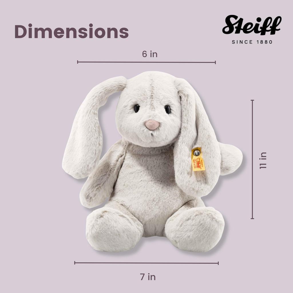 Steiff Cuddly Friends Hoppy the 080470 Japanese Rabbit, 28cm, (Official Product)
