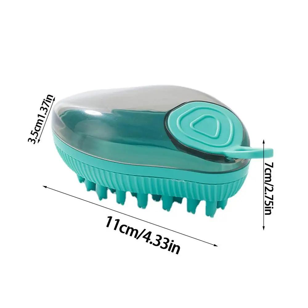 

Щетка для ванны для собак Щетка для душа в форме манго Щетка для ванны для домашних животных Для большого отверстия для заполнения Мягкий клей Подвесное отверстие для ванны для домашних животных