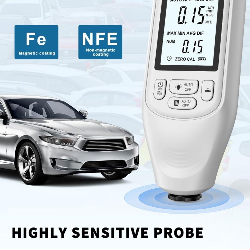 Automotive Paint Inspection Tool High Precisions Thickness Gauges with User Friendly Interfaces Automotive Paint Meter