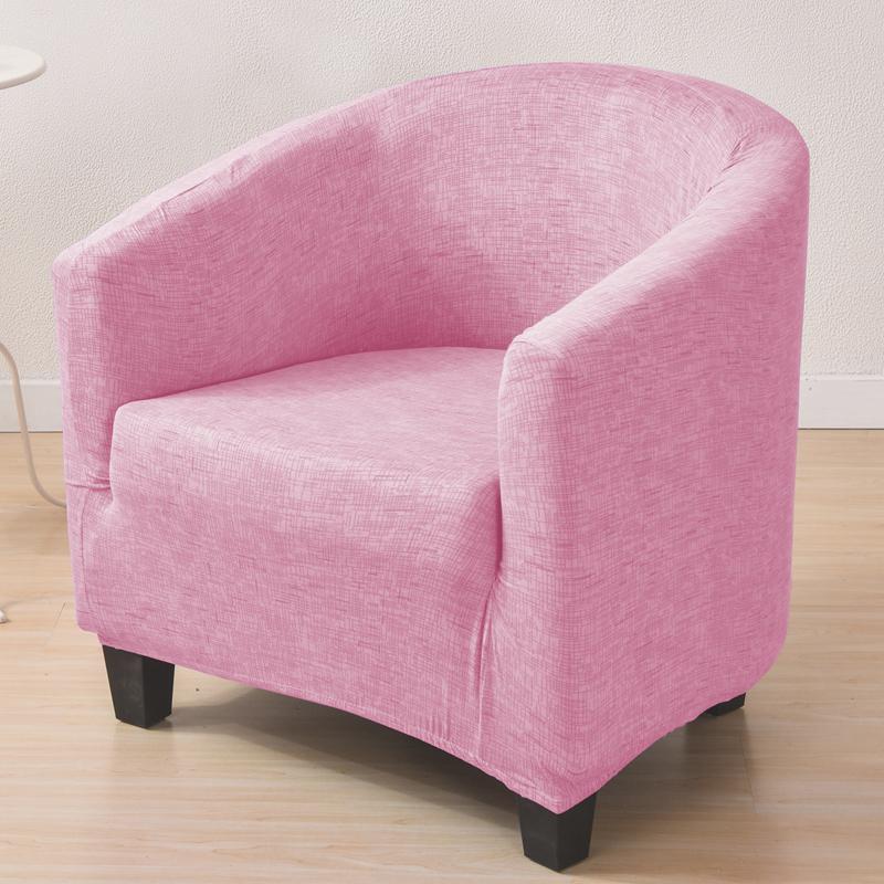 Club-Stuhl-Schonbezug, Stretch-Fassstuhl-Bezug, bedruckt, Wannen-Stuhl-Schonbezug, weicher Spandex-Sessel-Sofabezug, abnehmbar