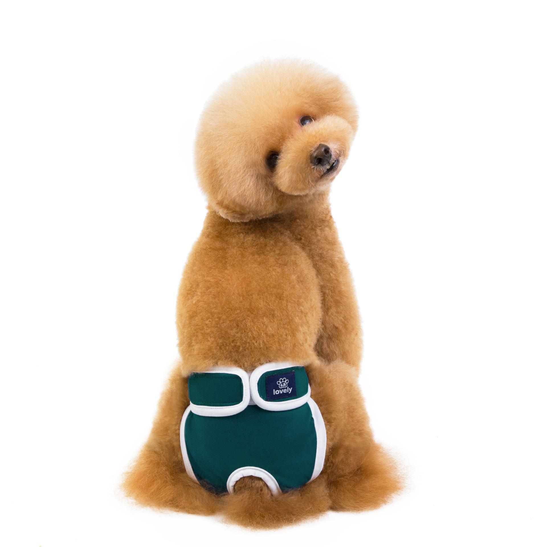 New pet physiological pants dog menstrual pants female dog anti-harassment estrus panties solid color dog sanitary pants S