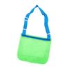 Bolsa de Praia de Rede para Crianças Sacos para Brinquedos de Areia e Coleta de Conchas Bolsa de Armazenamento Portátil com Alças de Transporte Ajustáveis