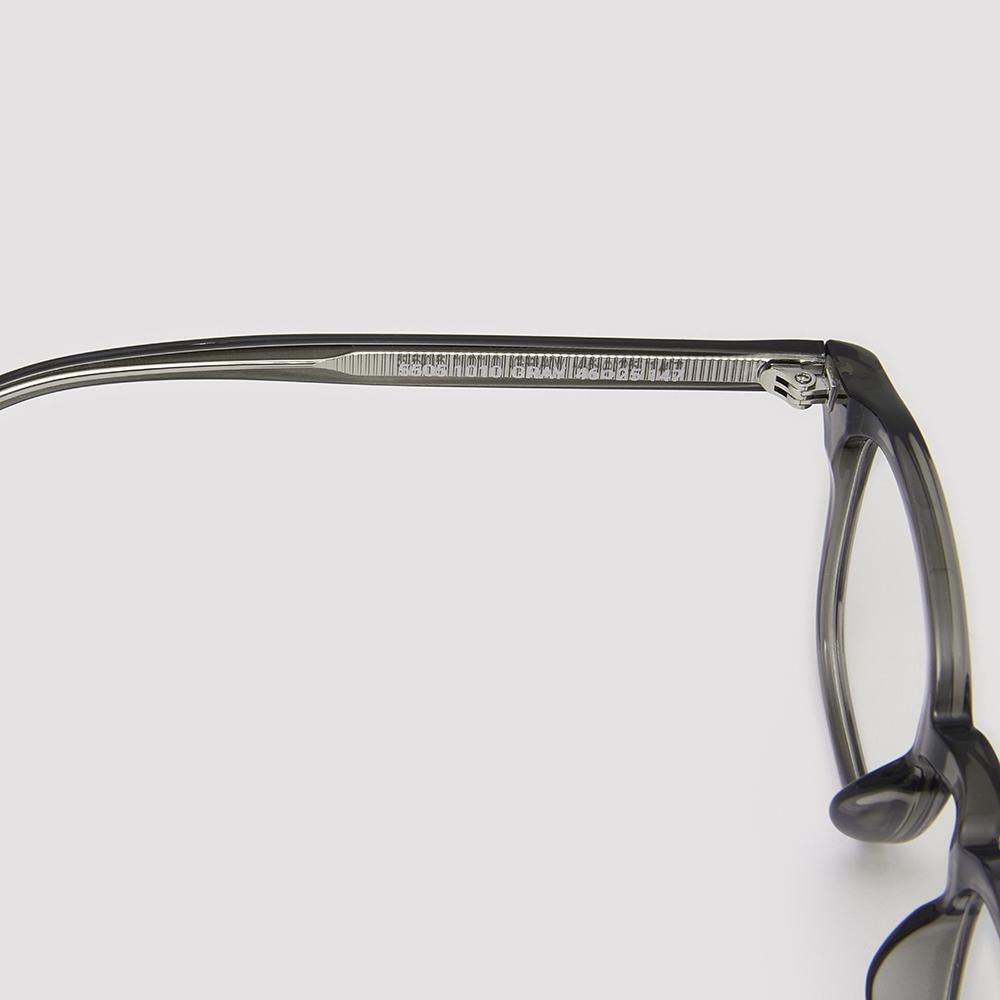 Alloaiweeo [Essential] Al5505 1010G Wellington Grey Eyeglass Frames Blue Light Blocking Lenses Selection