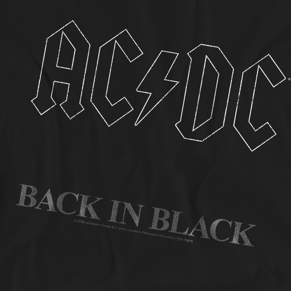 AC/DC Unisex Adult Back In Black T-Shirt