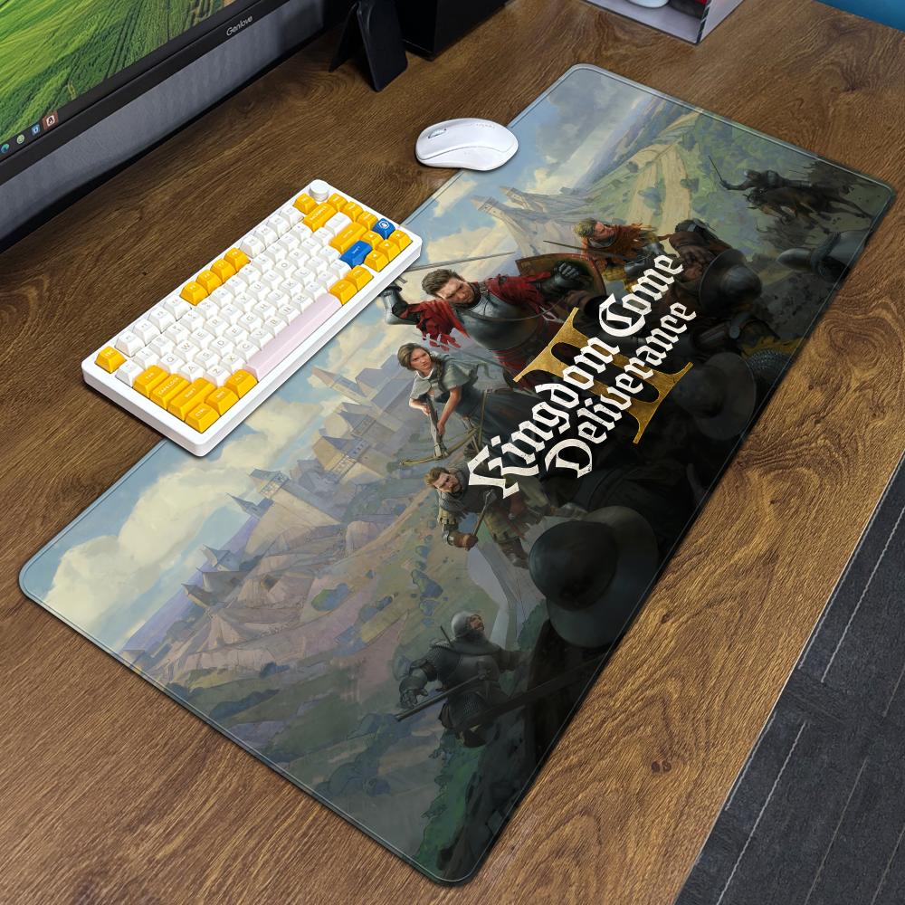 KKingdom Come Deliverance II Mouse Pad XXL Computer Accessories Large Keyboard Laptop Table Pad The New Product Gamer Gaming