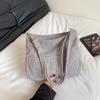 Einfache einfarbige Cord-Schultertaschen für Damen, große Kapazität, mehrere Taschen, lässige Tragetasche, Studentin, Damen-Umhängetasche, Handtasche